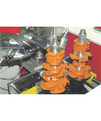 Masina de debavurat automata cu 6 freze