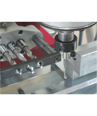 Pantograf freze cu utilaj de gaurit tripla